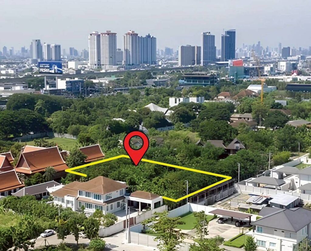 1 Rai of Land on Krungthep Kreetha, Bangkok, 32 × 50 m, North-Facing, photo 1