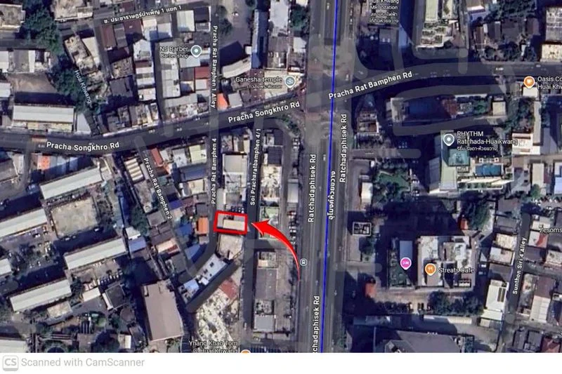 66 sq.wah of Land 50 m from MRT Huai Khwang, Bangkok, photo 1
