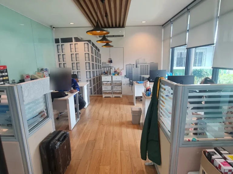 Open-plan staff office