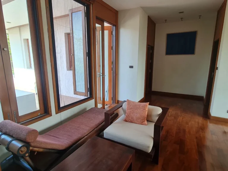 Upstairs sitting corner by the windows
