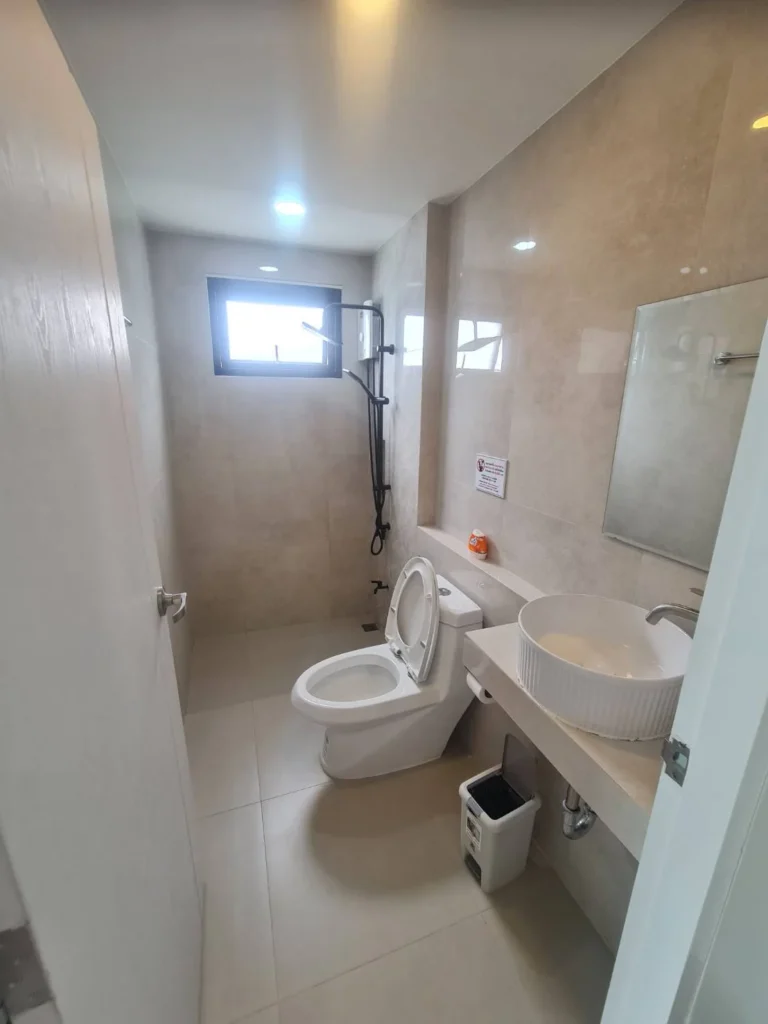 Bathroom with a shower