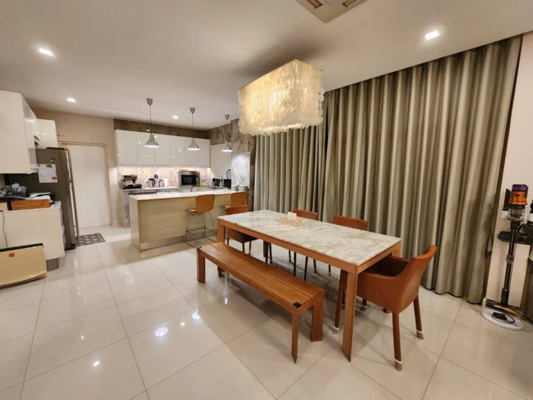 Dining room at night